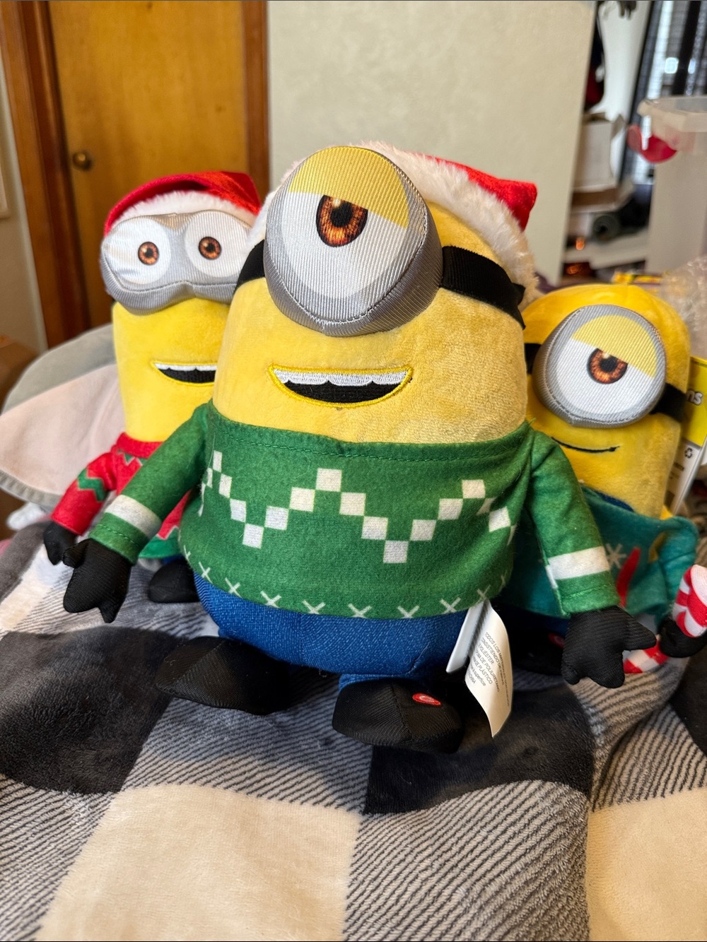 Minions  Holiday Animated plush